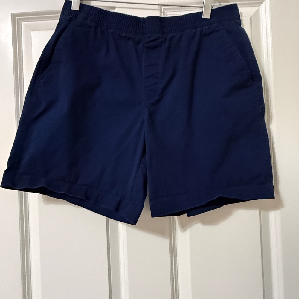 Land's End Mid Rise Elastic Waist Pull-On 7" Chino - Size 12